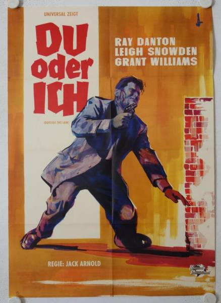 Outside the Law original release german movie poster